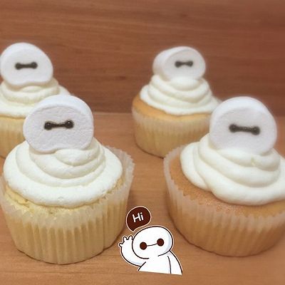 超能陆战队治愈系——大白cupcake