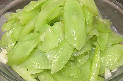 清炒莴苣