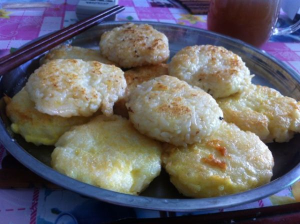 土豆米饭饼