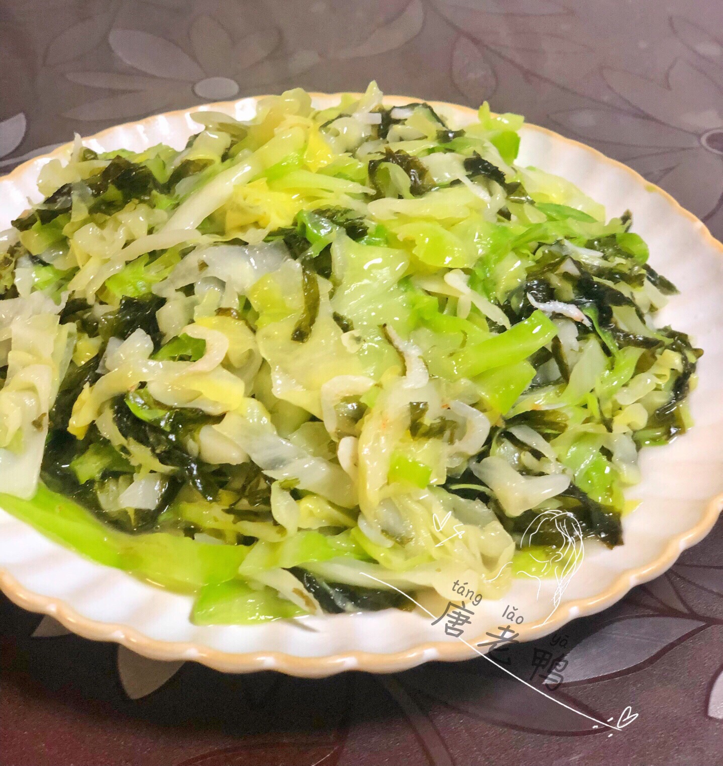 Stir fried cabbage