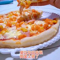 #丘比小能手料理课堂#火腿披萨【辅食】的做法图解16