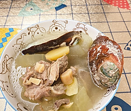 #美食视频挑战赛#冬瓜猪骨鲍鱼壳汤的做法