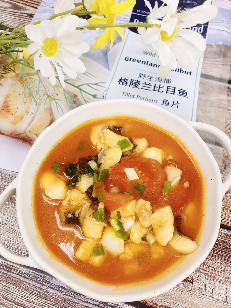 茄汁比目鱼的做法