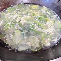 #刘畊宏女孩减脂饮食#清清爽爽的丝瓜汤的做法图解4