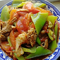 超级下饭快手菜：西红柿辣椒炒肉的做法图解7