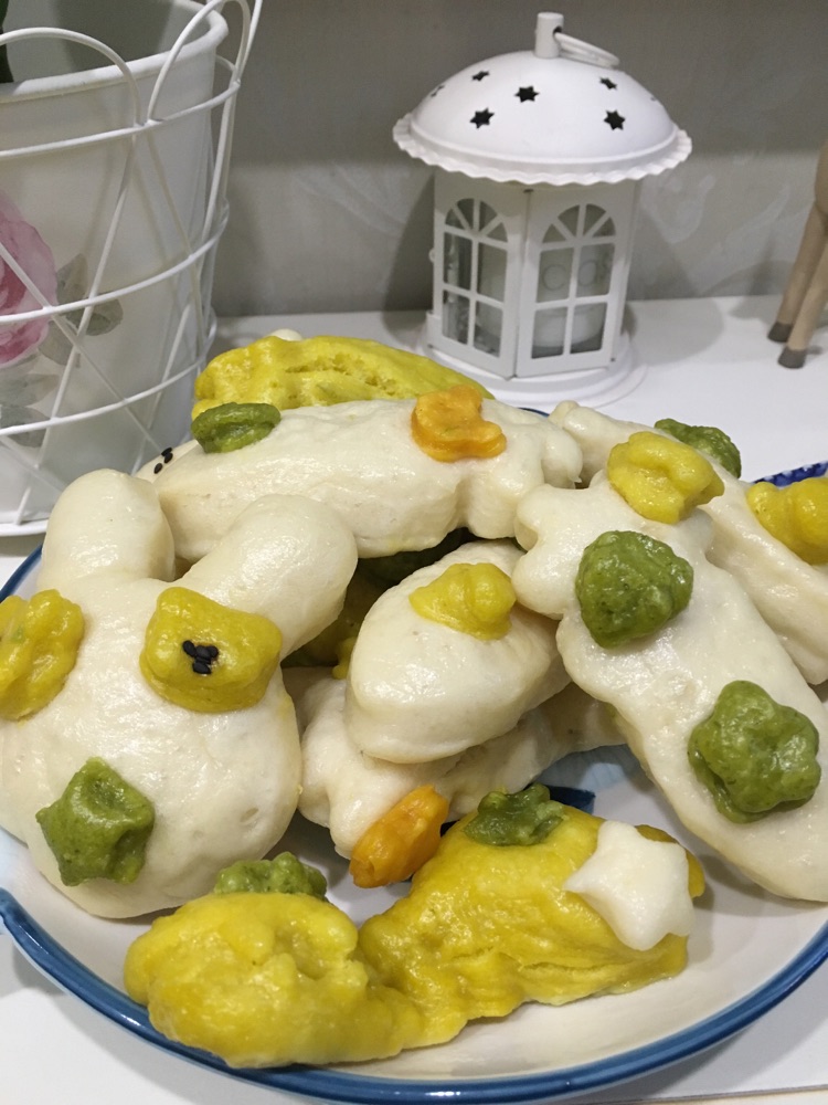 动物蔬果馒头的做法图解7