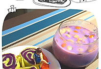 紫薯黄油蛋卷vs紫薯overnight的做法