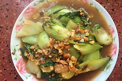 炒上海青&啤酒鱼