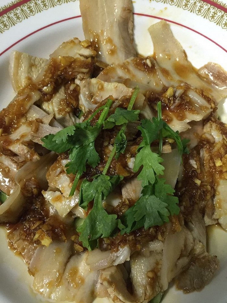 蒜蓉白肉的做法