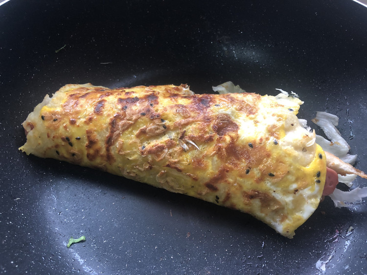 平底锅煎饼果子的做法