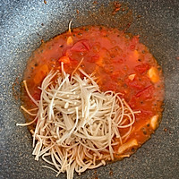 番茄金针菇的做法图解3