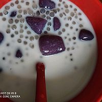 牛奶芋圆西米露的做法图解9