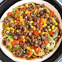黑椒牛肉披萨的做法图解12