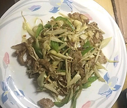 子姜肉丝的做法