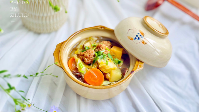 丰富餐桌味*丸子烩三鲜