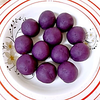 紫薯馅彩色蛋黄酥#享“美”味#的做法图解11