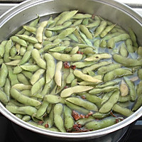 五香水煮毛豆的做法图解3