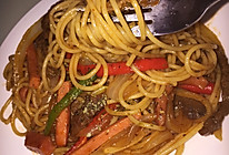 黑椒牛柳意面的做法