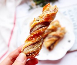 手抓饼红豆扭扭酥的做法
