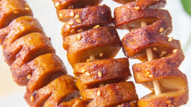 空气炸锅烤面筋的做法