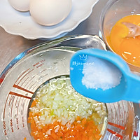 #圣迪乐鲜蛋杯复赛#蔬菜厚烧蛋的做法图解2