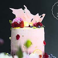 德普烘焙食谱—淋落幻彩蛋糕的做法图解17