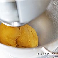 一次发酵也很暄软的南瓜吐司～的做法图解9
