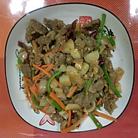 牛肉炒毛葱的做法图解9