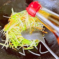 #少盐饮食 轻松生活#绿豆芽炒苋菜梗的做法图解6