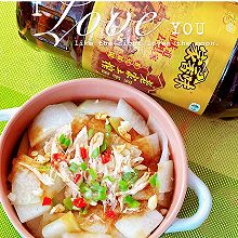 #《追着时间的厨房》节目同款美食复刻大赛#O添加鸡汤蒸冬瓜