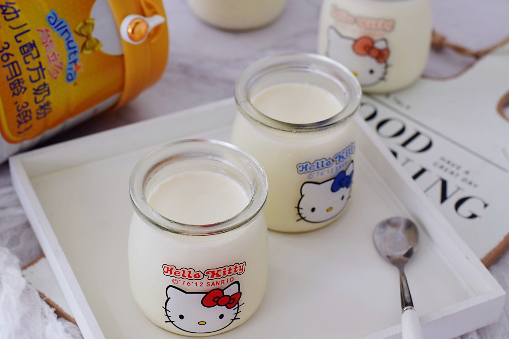 美味酸奶（超详细奶粉版）怎么做_美味酸奶（超详细奶粉版）的做法_鼹鼠的暖窝窝_豆果美食