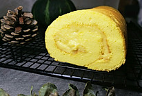低卡南瓜蛋糕卷(内附无油低卡南瓜卡仕达酱做法)的做法