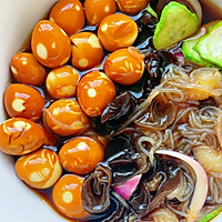 #珍选捞汁 健康轻食季#捞汁鹌鹑蛋，鲜香美味又营养！的做法图解3