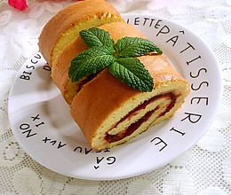 草莓果酱蛋糕卷的做法