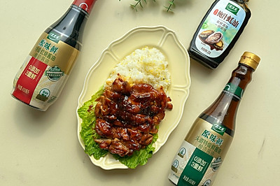 照烧鸡排饭