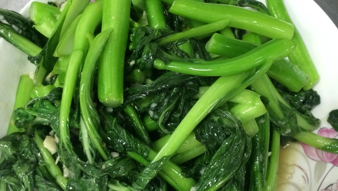 超简单好吃版蒜蓉菜心