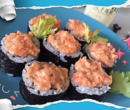 龙虾沙拉寿司的做法