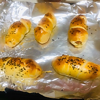 蜂蜜热狗面包(不用面包机)的做法图解5