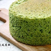 菠菜戚风蛋糕的做法图解16