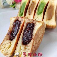 #麦子厨房#美食锅#三色车轮饼的做法图解12