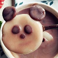 熊猫红豆汤圆的做法图解6