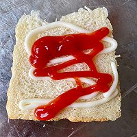 #女神野餐记#荷包蛋芝士片三明治的做法图解3