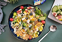 #安佳食力召集，力挺新一年#黄油鳕鱼果蔬蛋沙拉的做法