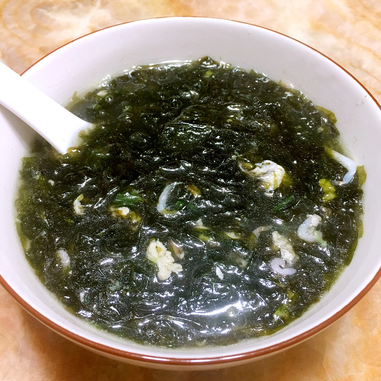 虾皮紫菜蛋花汤的做法
