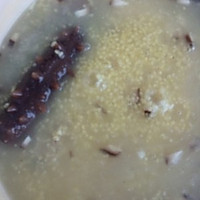 健康养胃海参小米粥的做法图解5