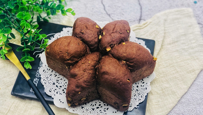 咖啡坚果面包