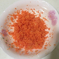 胡萝卜鸡蛋菜饼的做法图解2