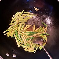 #解腻开胃就吃它#清新的正能量拍档减肥减脂的芦笋荷兰豆的做法图解3