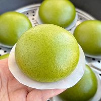 清新的菠菜馒头的做法图解10