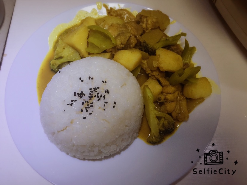 咖喱鸡腿饭的做法图解9
